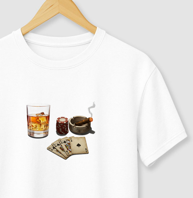 Camiseta Whiskey Poker