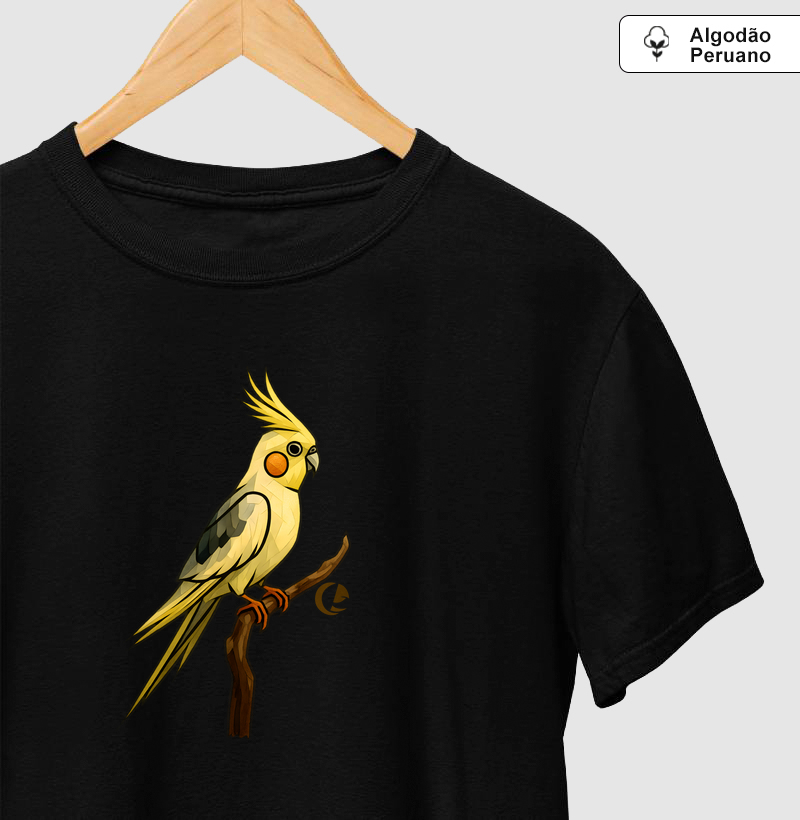 Camiseta Algodão Peruano Calopsita Vitral