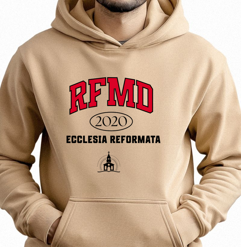 Blusa Hoodie Moletom"Ecclesia Reformata Semper Reformanda"