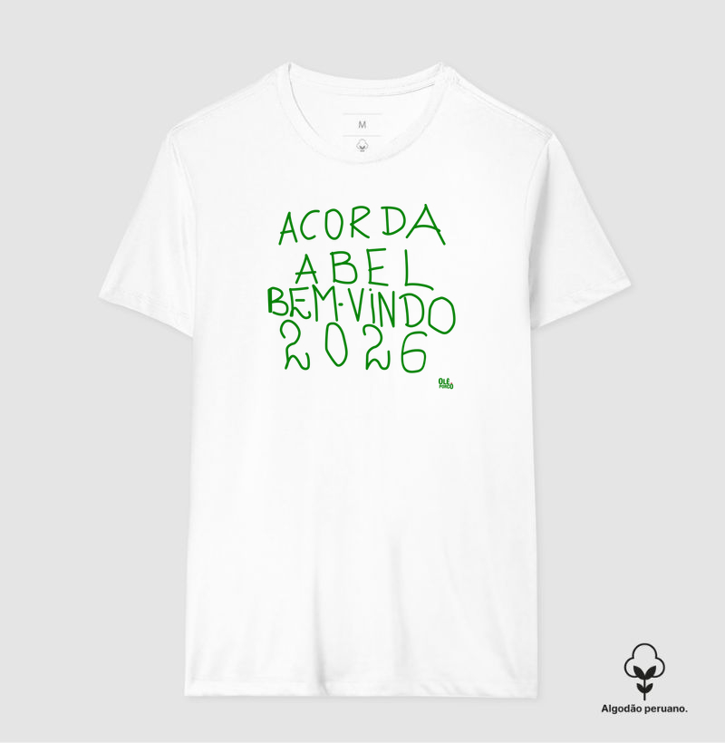 Camiseta de Ano Novo - Acorda Abel