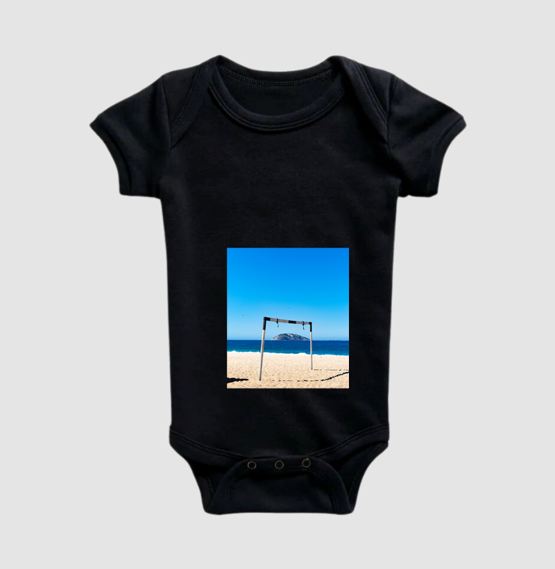 Camiseta Praia Bolso