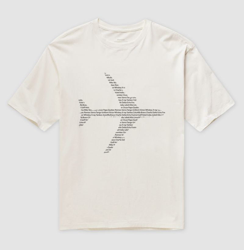 Camiseta alfabeto fonético