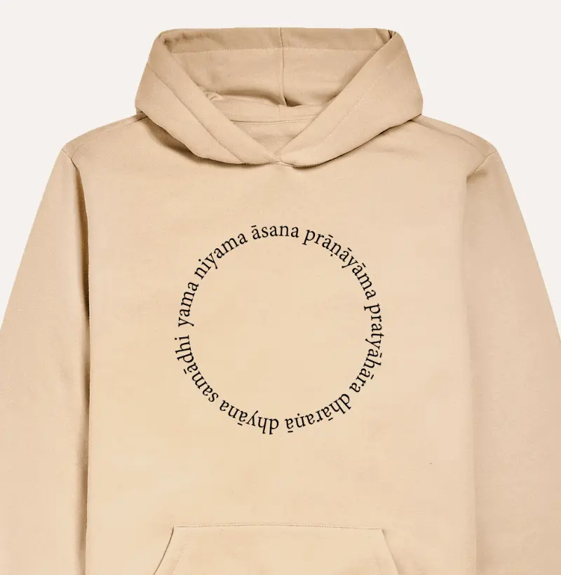 Oito Partes do Yoga (hoodie)