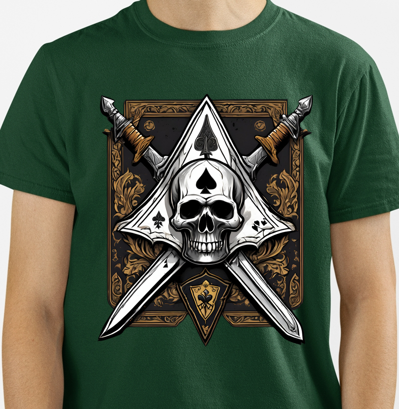 Caveira & Ás de espadas & Adagas