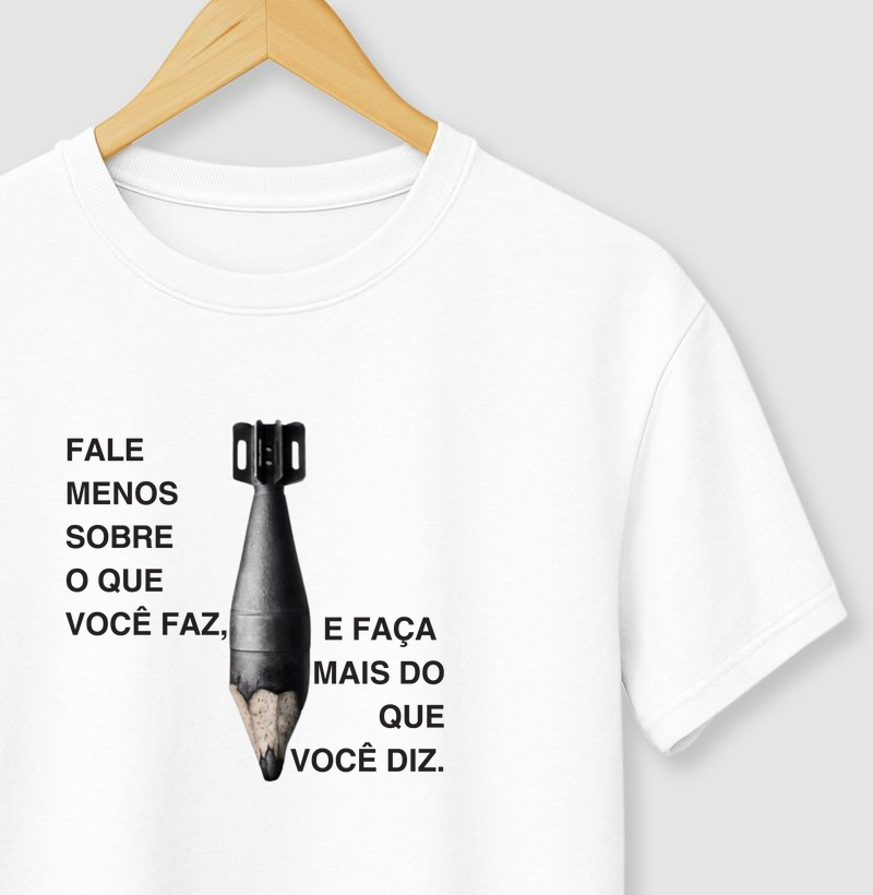 💣 Fale menos. Faça mais.