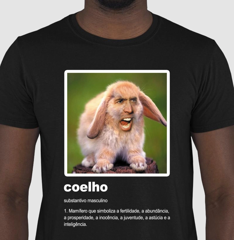 Camiseta Refiews Cage Coelho