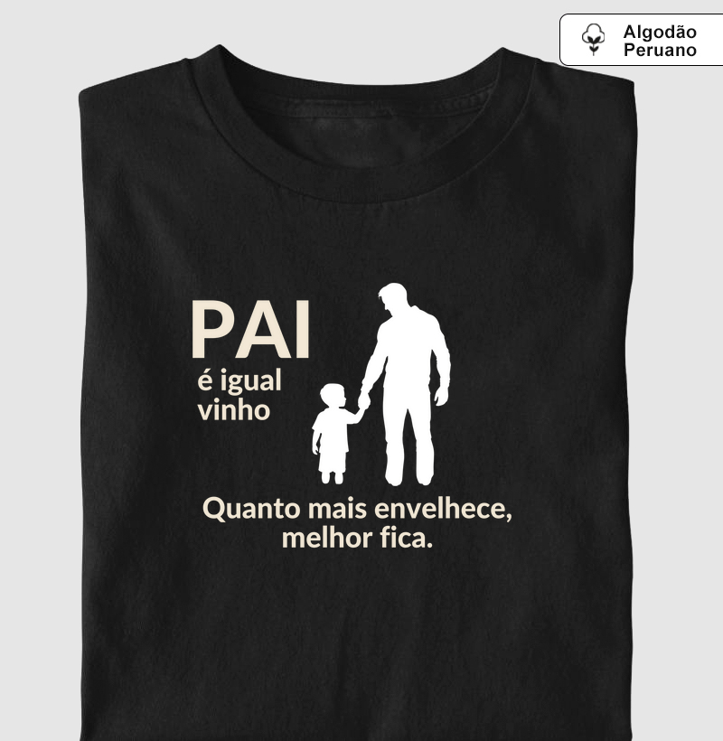 Pai, é igual vinho