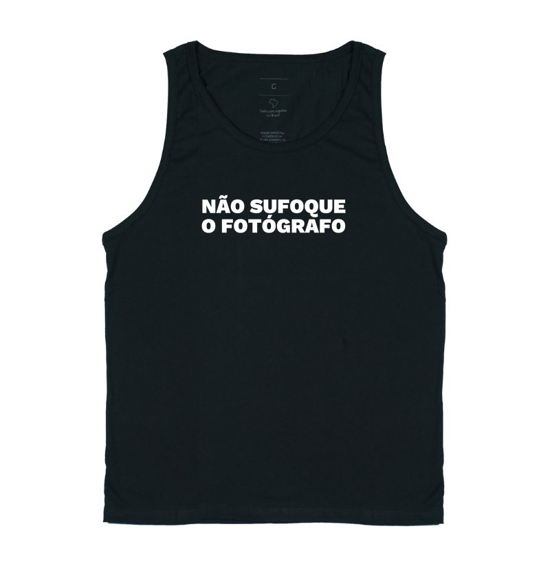 Não sufoque o fotógrafo
