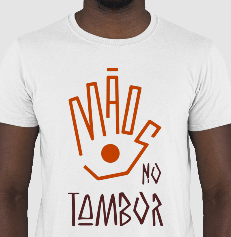 Camiseta Mãos no Tambor 100% Algodão