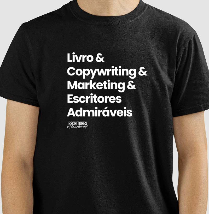 Camiseta Escritor Completo