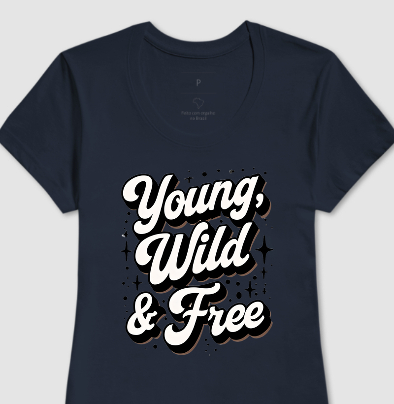 Camiseta Feminina Wild & Free