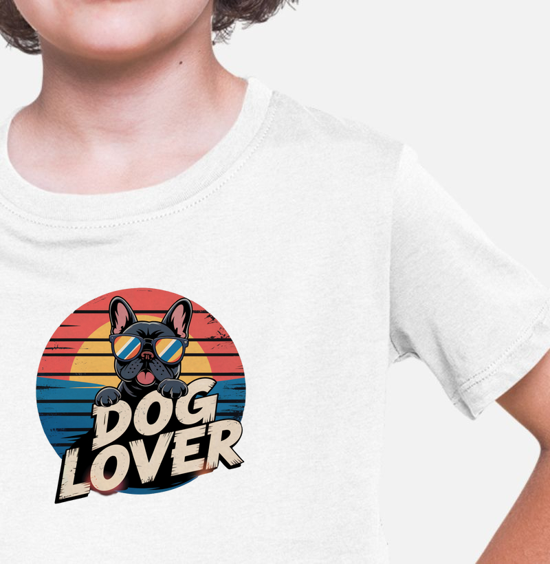 Camiseta Infantil OMD - Dog Lover Sunset