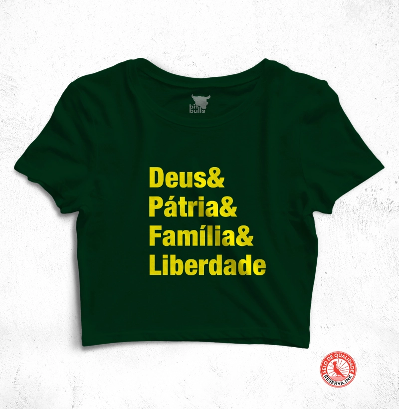 Cropped Valores Deus Patria Familia Liberdade