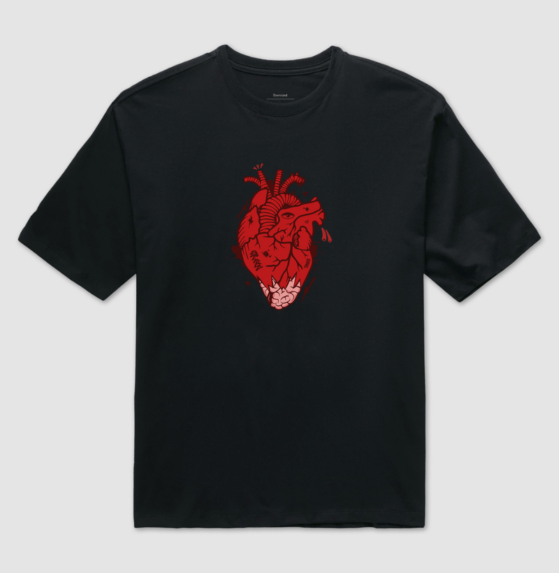 Camiseta Coração VS Cérebro