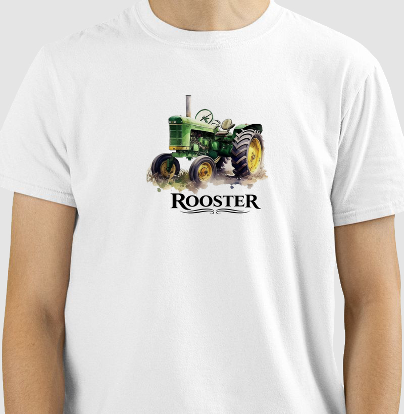 camiseta trator rooster 