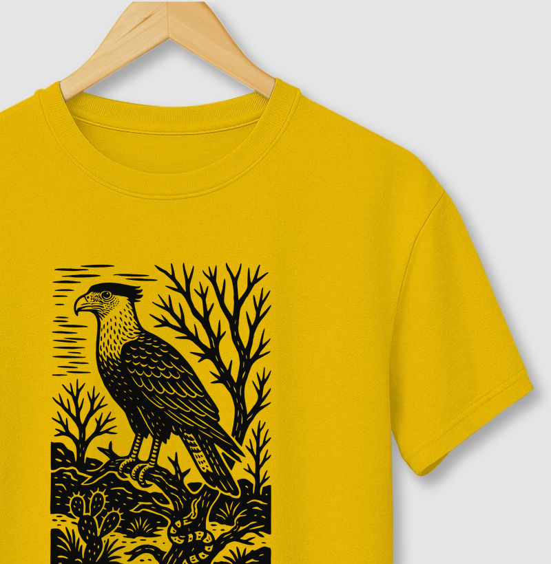 Carcará Xilogravura Caatinga