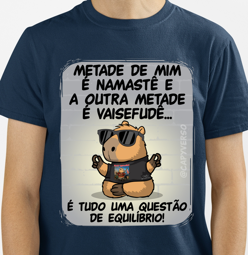 Camiseta Capivara Namastê