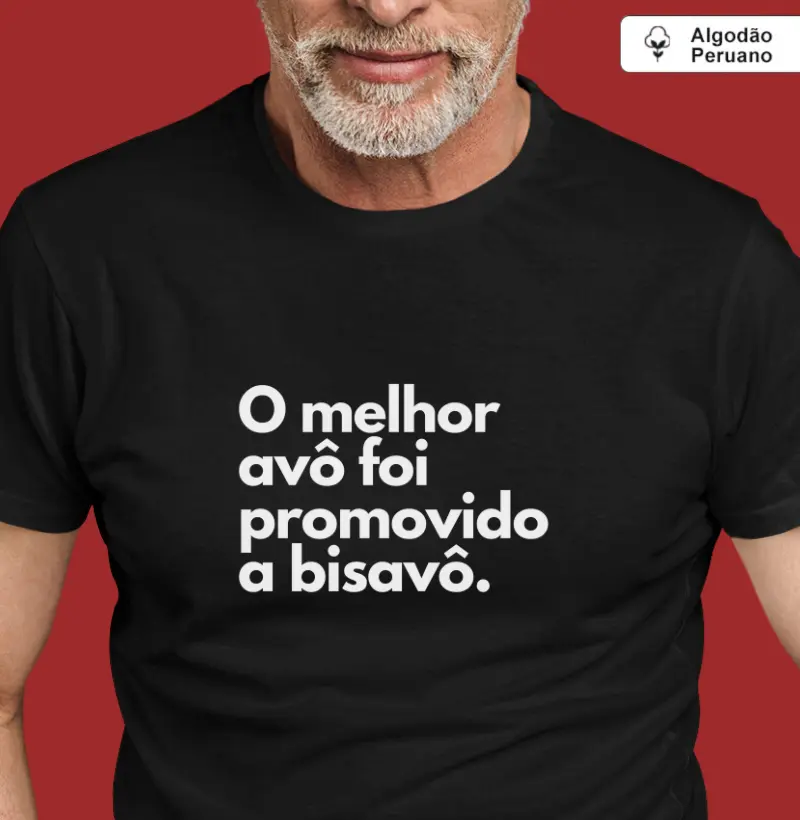 O melhor avô foi promovido a bisavô (algodão peruano)