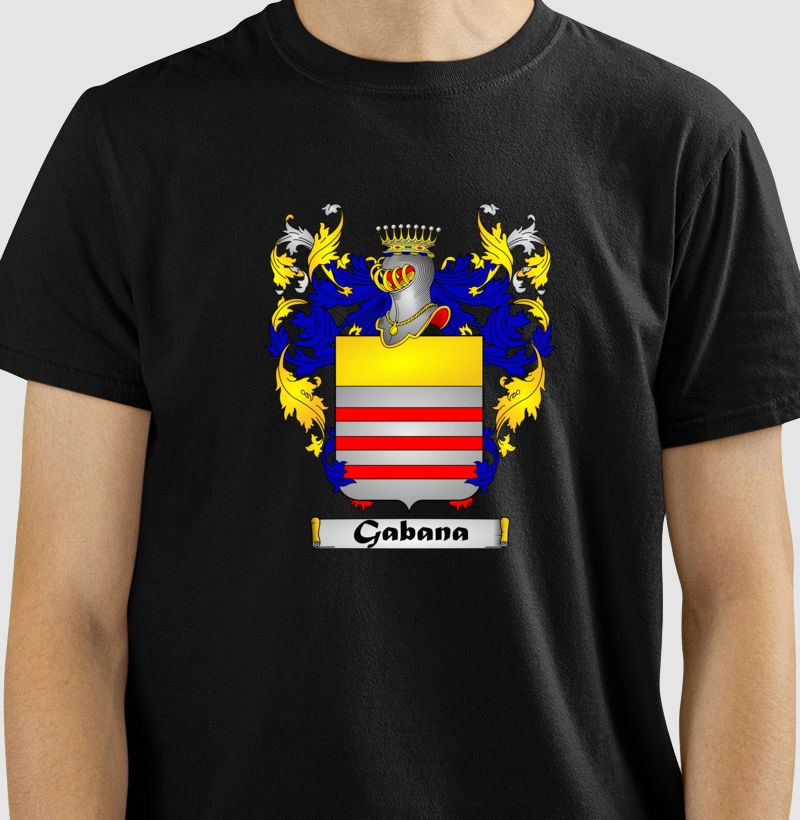 Brasão da Família Gabana Personalizado