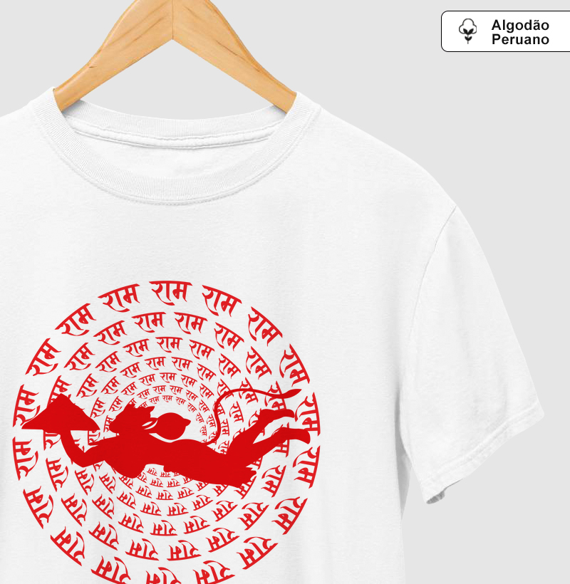Hanuman Flying Over Ram