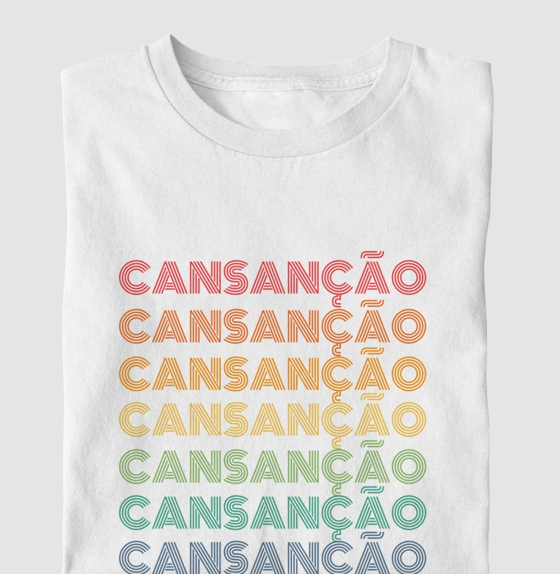 Cansanção Letreiro Retrô