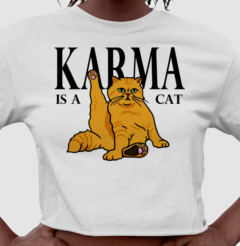 Karma is a cat