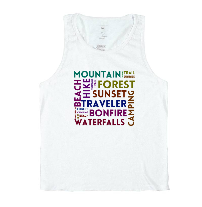 Mountain, hike and trail - tag cloud