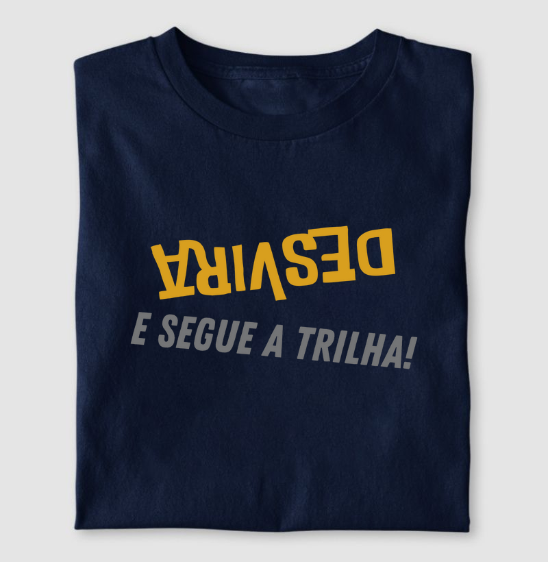 Desvira e segue a trilha