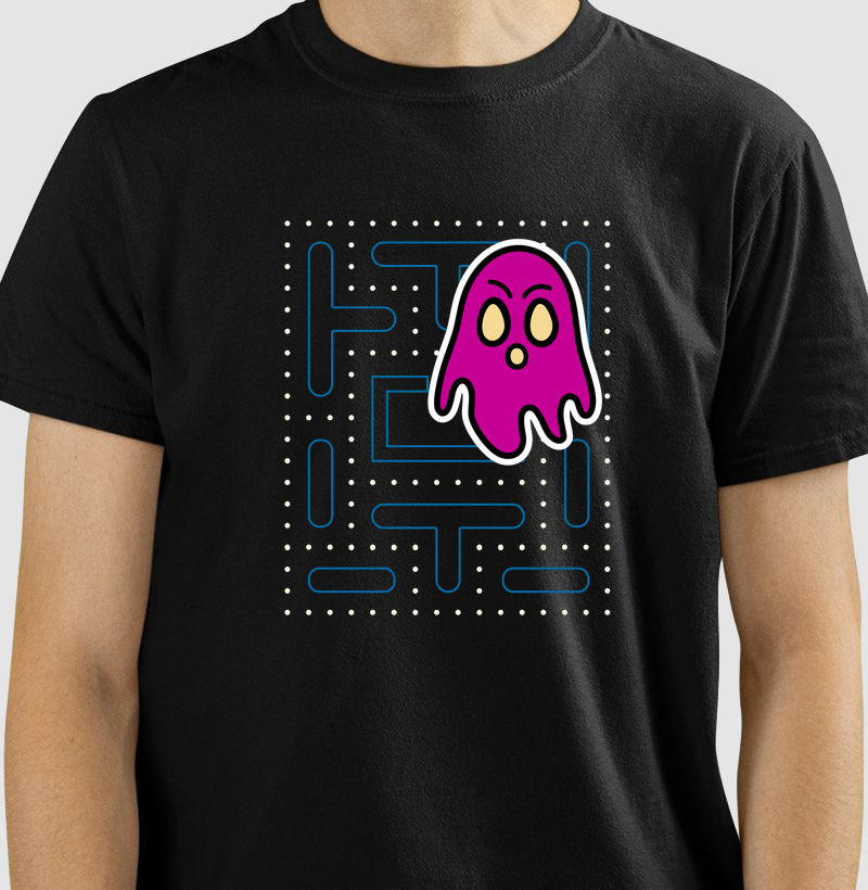 Camiseta fantasma fujão