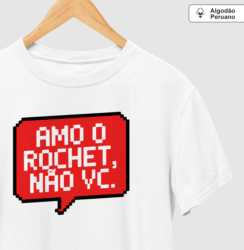 Camiseta Algodão Peruano Amo o Rochet