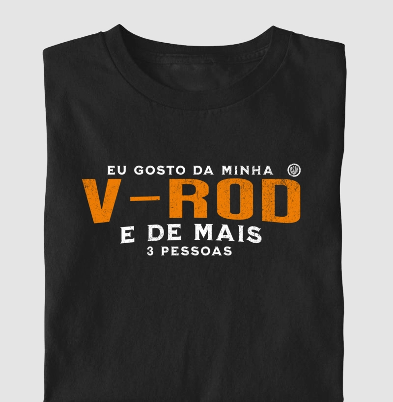 Eu gosto da minha V-rod e de mais 3 pessoas