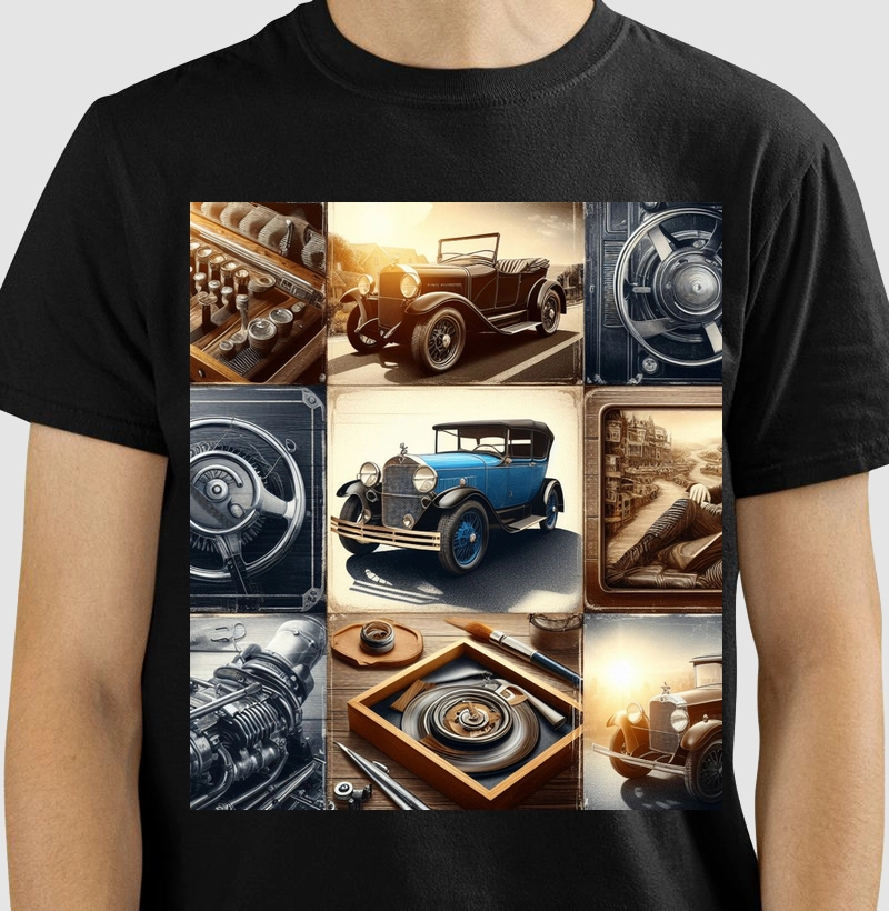 Camisetas T-shirt D. VITOR STOR - Old Cars 03
