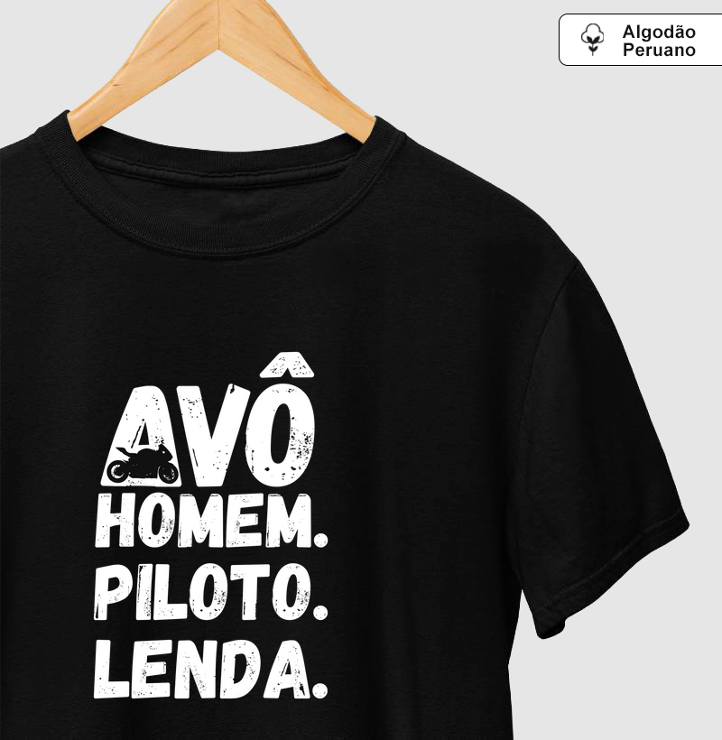 Avô. HOMEM. PILOTO. LENDA.