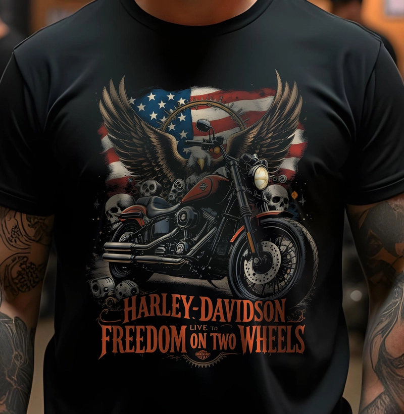 Harley Freedom on Two Wheels