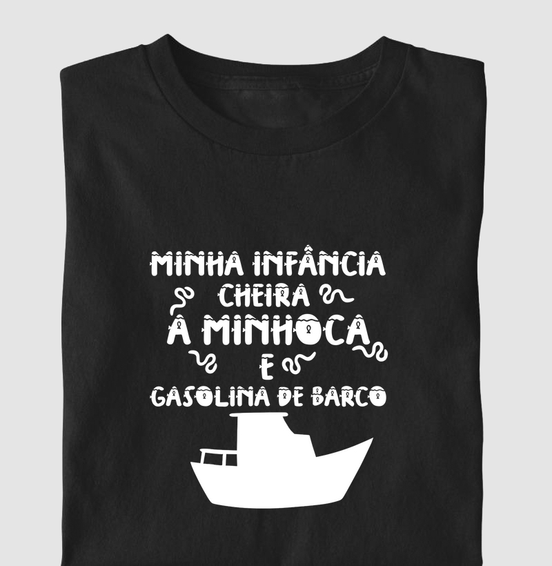 Minha infância cheira a minhoca e gasolina de barco