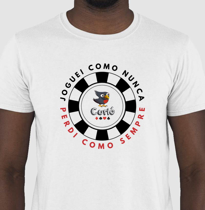 Camiseta Personalizada Curió Joguei como nunca