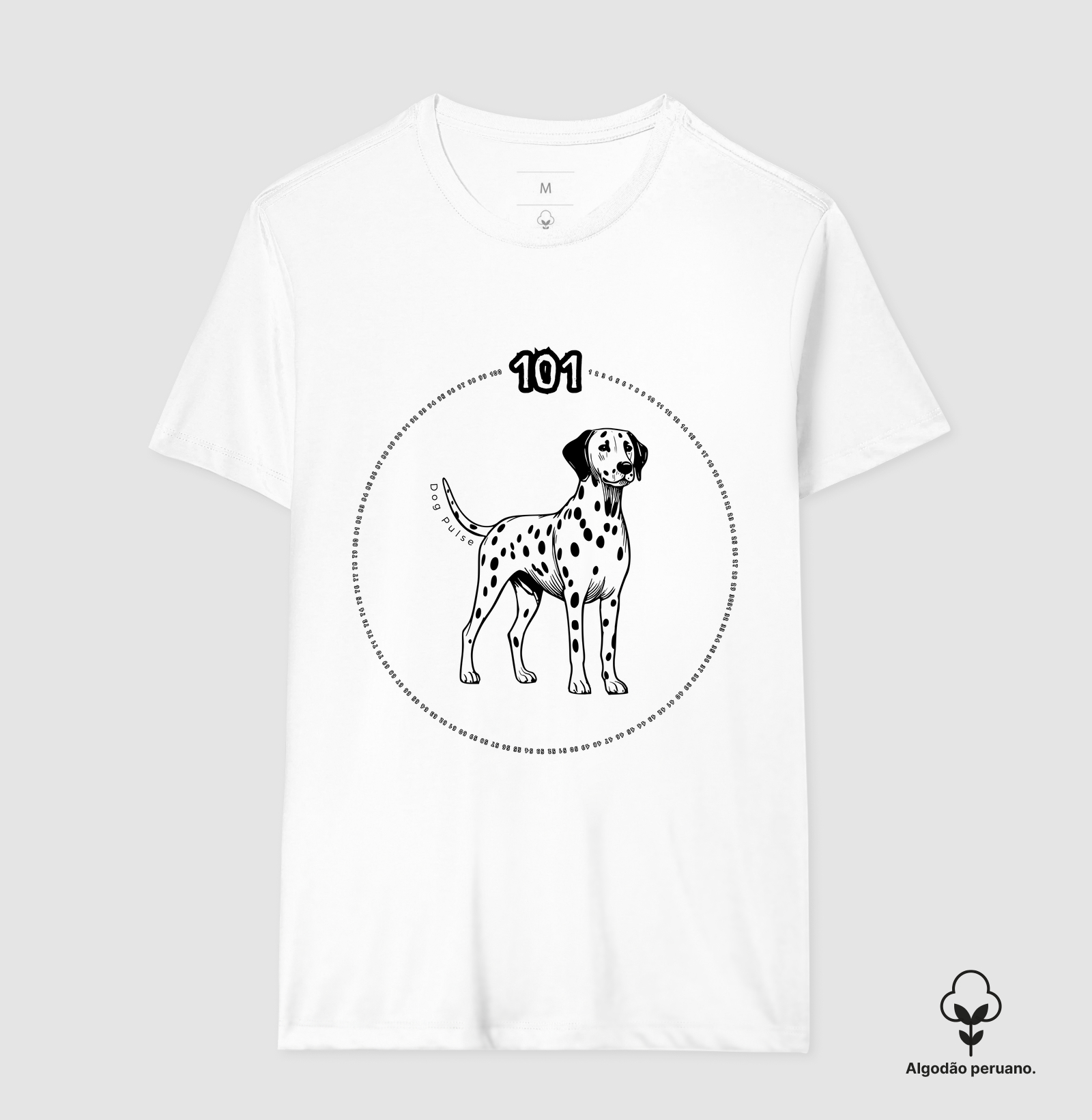 Camiseta Dog Pulse - Dálmata 101 Voltas