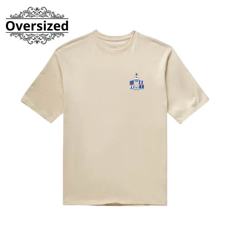 Camiseta Oversized- Combo de Vodka Bolso