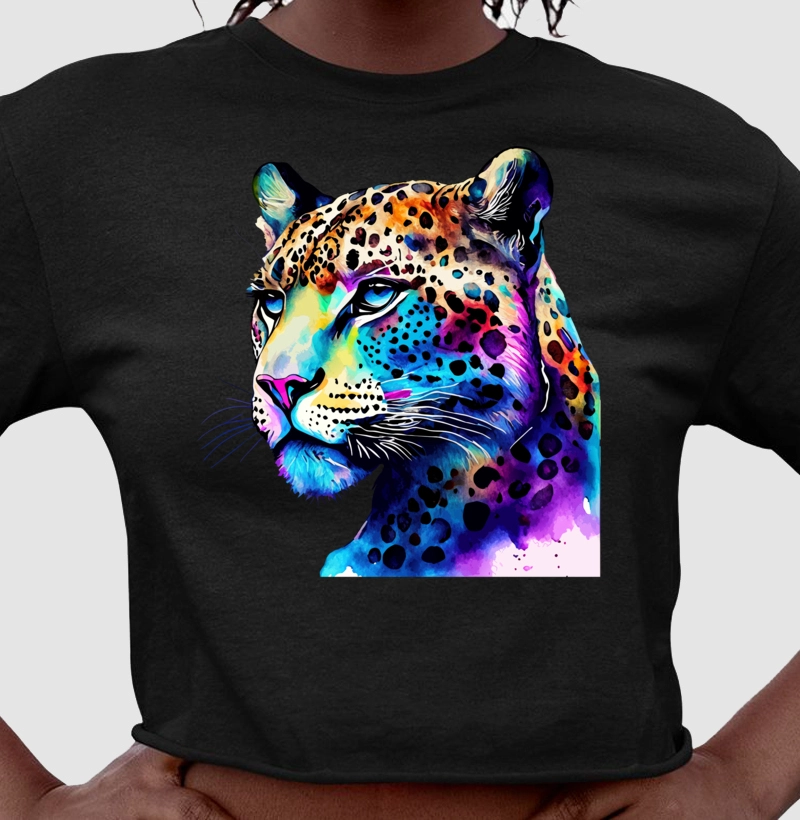 Leopardo colorido