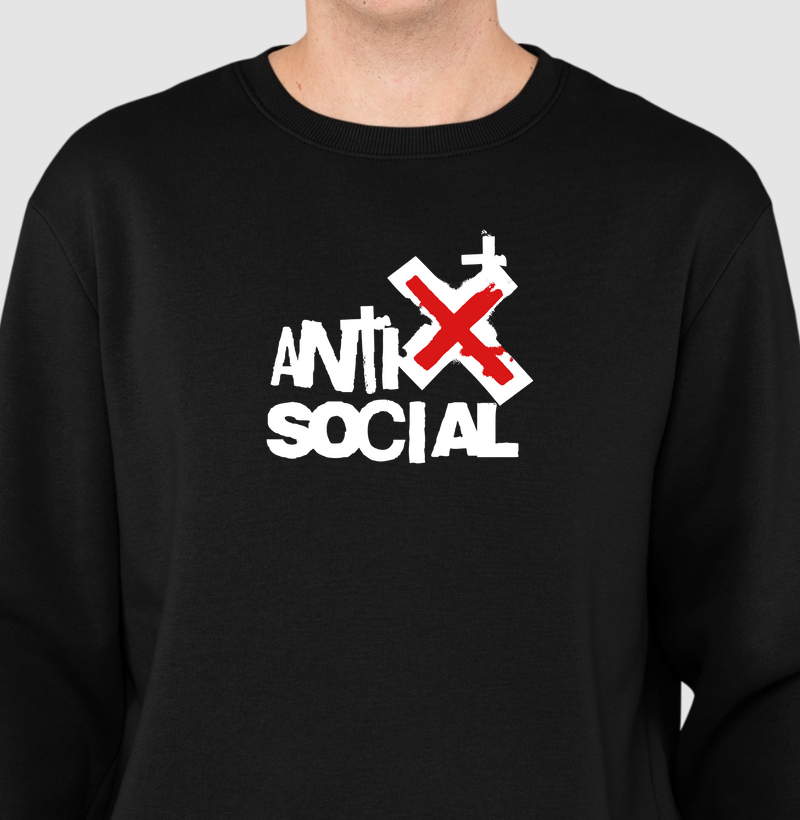 Antissocial: Moletom Slim - Atitude e Originalidade para Todos os Momentos