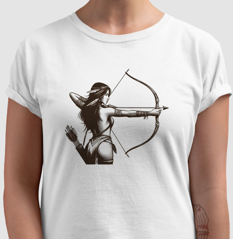 Camisa indígena arco e flecha