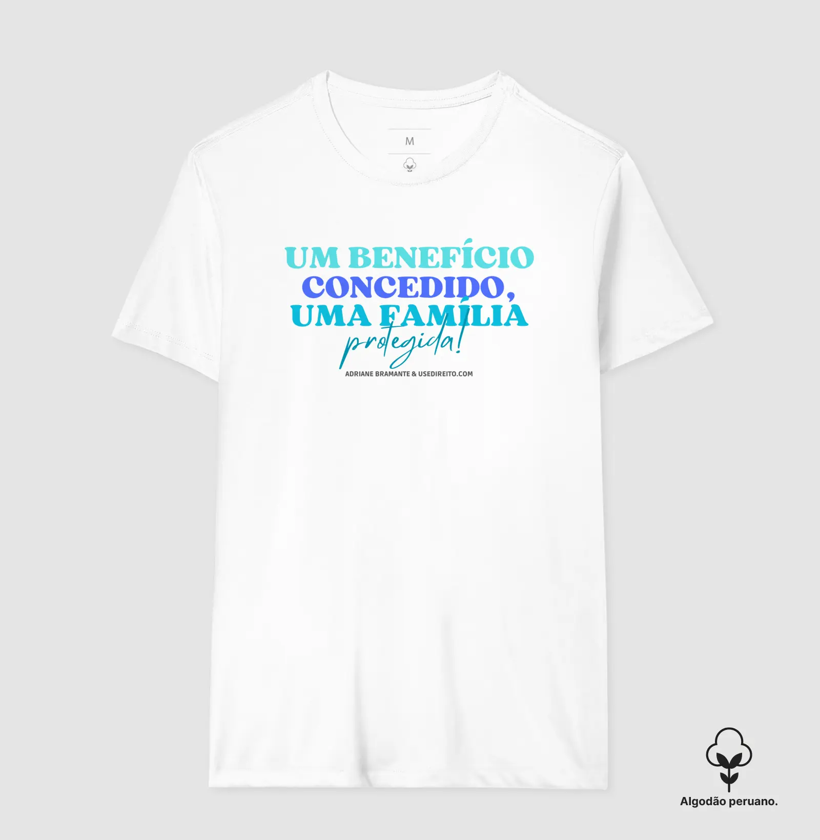 Camiseta Premium Família Protegida - Adriane Bramante