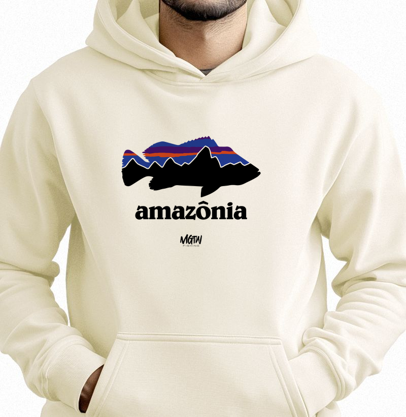 AMAZÔNIA - ATENÇÃO: Moletom corte SLIM, na dúvida opte por um tamanho maior.