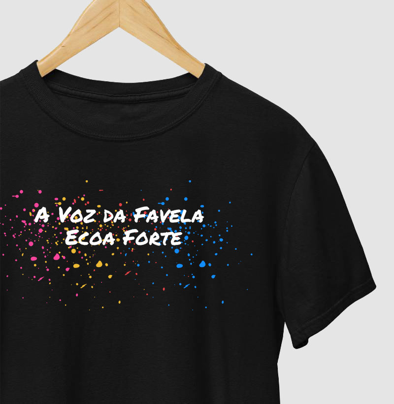 Camiseta Original A Voz da Favela Tintas