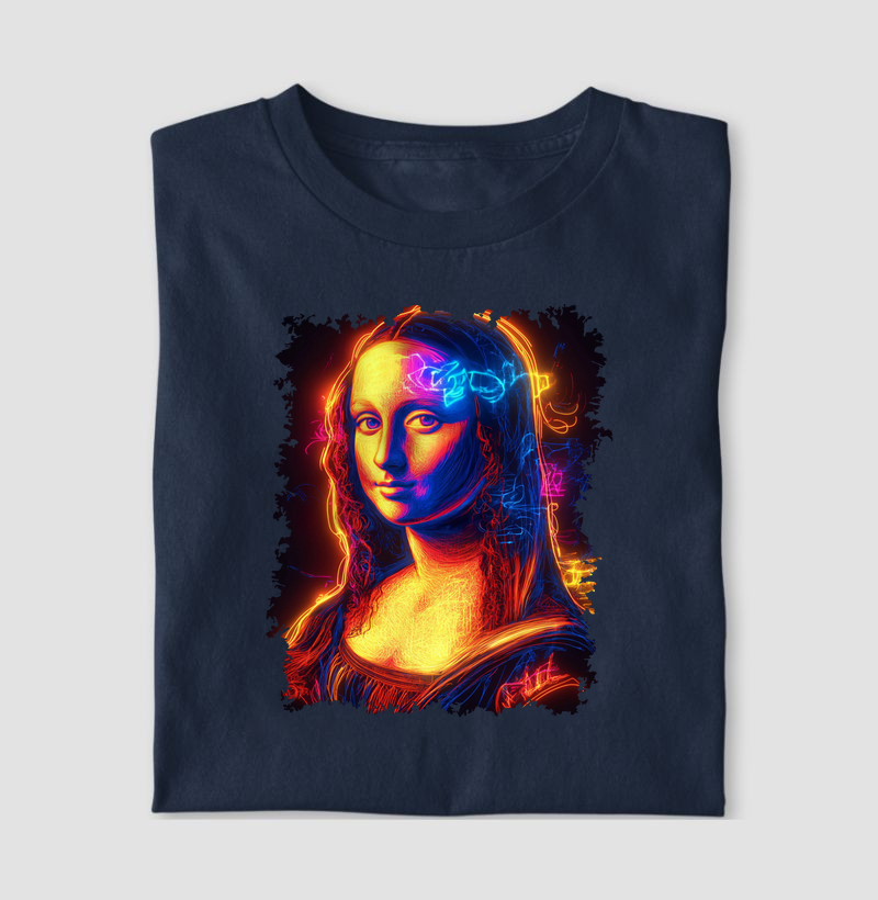 Camiseta Monalisa Neon