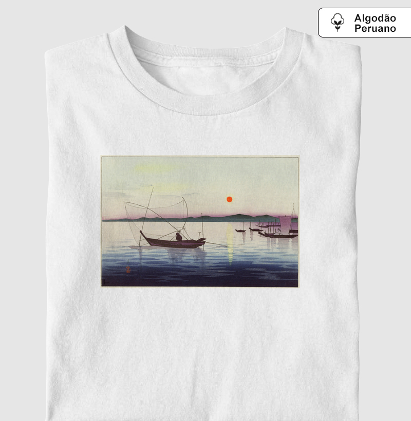 Boats and Setting Sun