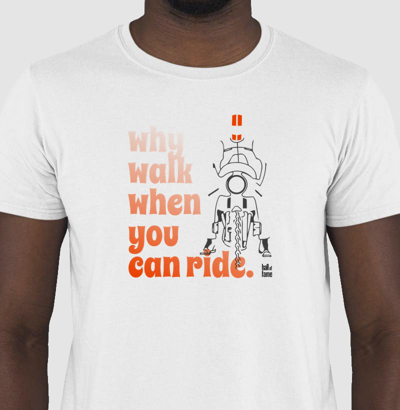 Camiseta estampada hall of fame - moto