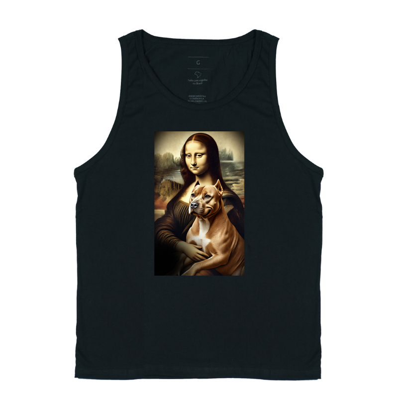 MONALISA COM PIT BULL
