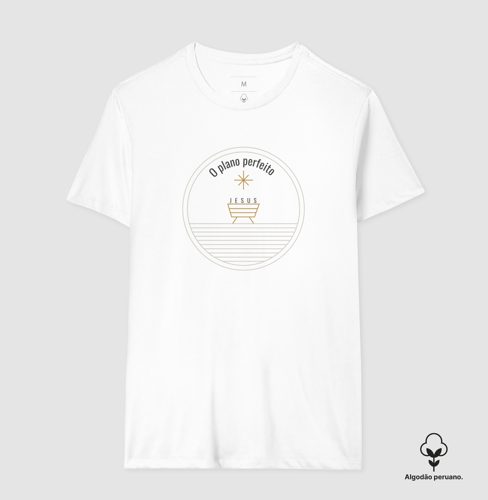 Camiseta Algodão Peruano O Plano Perfeito