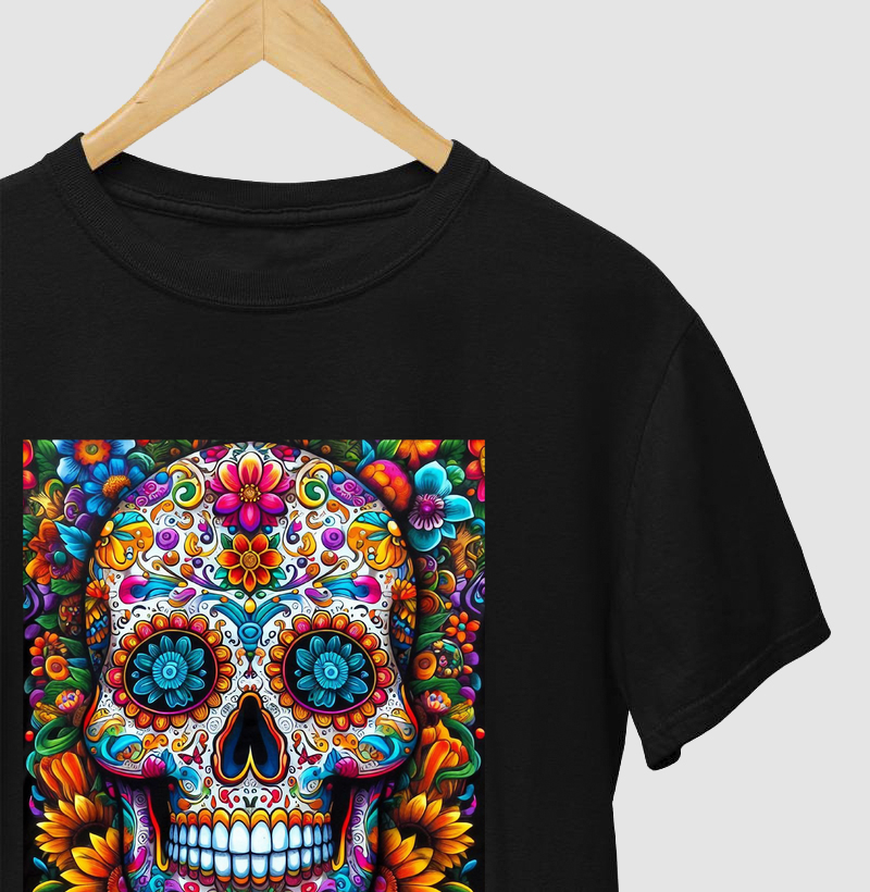Dia de los Muertos – La Calavera II (estampa cor central)